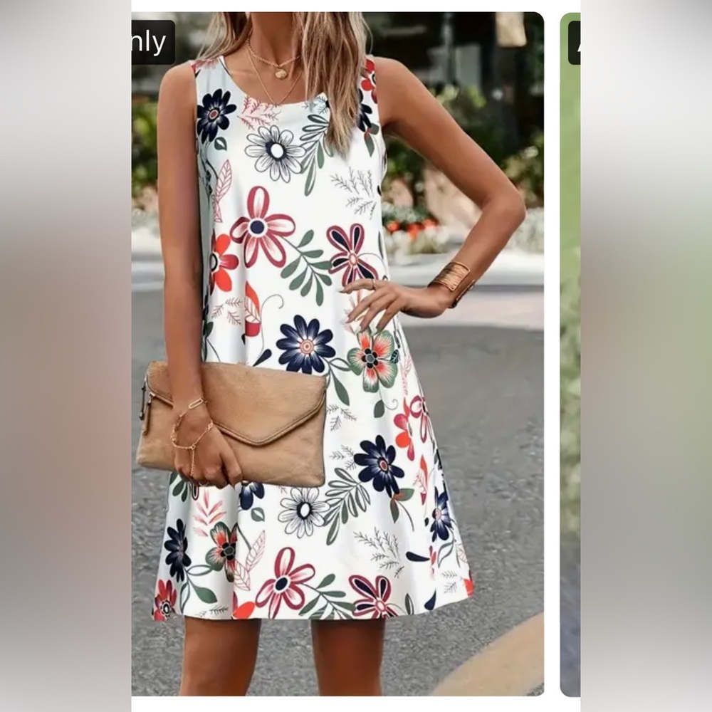 NWT PAPILLON embroidered summer dress, size XL